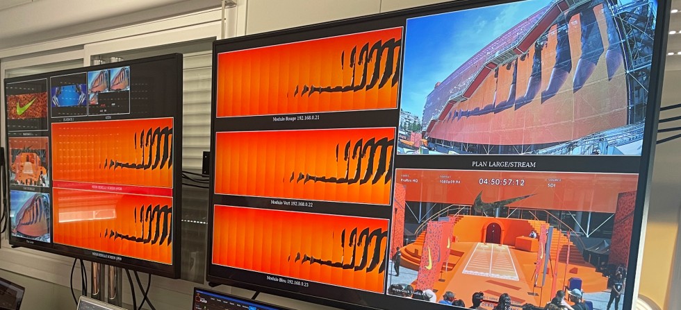 Video Control for Pompidou Centre facade LED screen