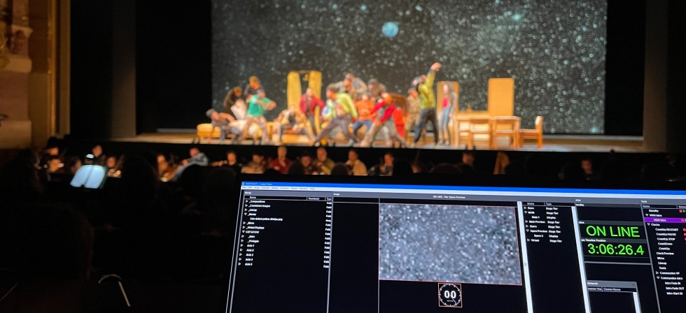 Castor & Pollux Opera Watchout Video Projection